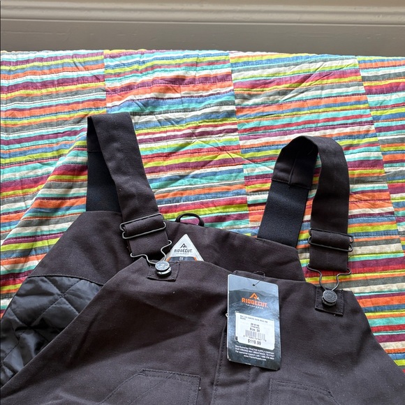 Ridgecut heavy duty Bib Overalls new tags size 2X black not discolored - Picture 4 of 14